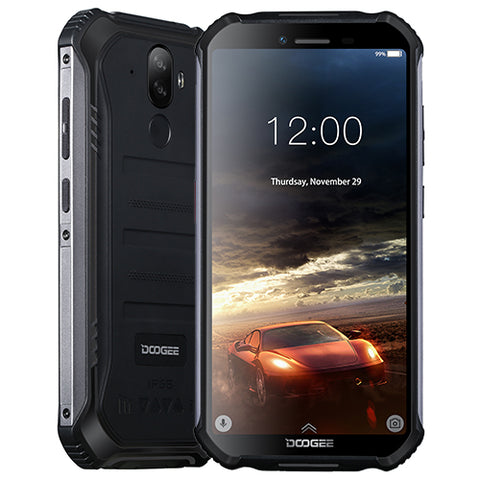 DOOGEE S40 IP68 IP69K Mobile Phone 5.5inch Display 4650mAh MT6739 Quad Core 3GB RAM 32GB ROM Android 9.1 8.0MP Camera 4G Network