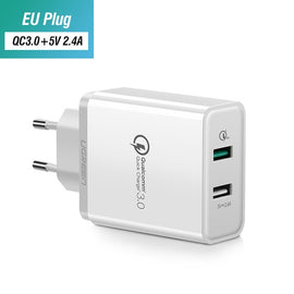 Ugreen Quick Charge 3.0 30W QC USB Wall Charger for Samsung Xiaomi iPhone X QC3.0 Charging EU Adapter Fast Mobile Phone Charger