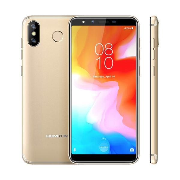 HOMTOM H5 3GB 32GB Mobile Phone 3300mAh Fast Charge Android8.1 5.7" Face ID 13MP Camera MT6739 Quad Core 4G FDD-LTE Smartphone