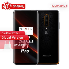 Global Version OnePlus 7T Pro 12GB 256GB Mclaren Snapdragon 855 Plus SmartPhone 6.67'' Fluid AMOLED Screen 48MP Camera UFS 3.0