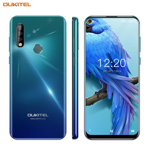 4G Mobile Phone OUKITEL C17 Android 9.0 Smartphone 6.35'' Face ID Fingerprint Octa Core 3GB 16GB 3900mAh Triple Camera MT6763