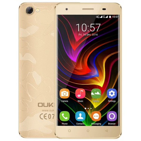 OUKITEL C5 PRO SmartPhone 2GB RAM 16GB ROM 5.0" 4G LTE Telephone MTK6737 Quad Core Android 6.0 2000MAH WIFI GPS Mobile Phone