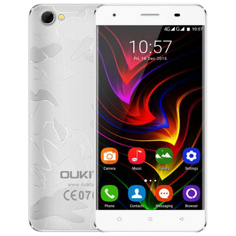 OUKITEL C5 PRO SmartPhone 2GB RAM 16GB ROM 5.0" 4G LTE Telephone MTK6737 Quad Core Android 6.0 2000MAH WIFI GPS Mobile Phone