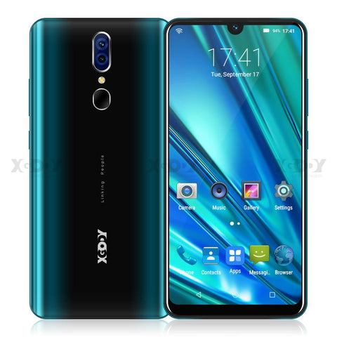 XGODY 9T Pro 3G Smartphone 6.26" 18:9 Android 9.0 2GB RAM 16GB ROM MTK6580 Quad Core Dual Sim 5MP Camera GPS WiFi Mobile Phone