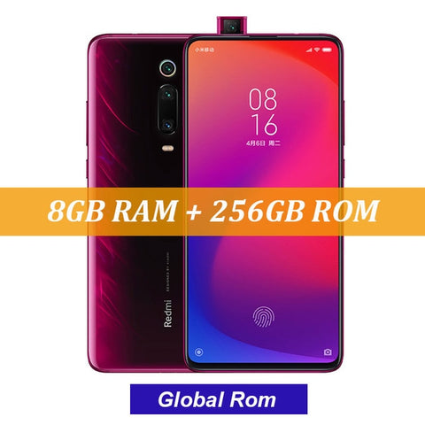 Original Xiaomi Redmi K20 Global Rom 8GB 256GB Snapdragon 730 Octa Core 6.39'' AMOLED Screen 48MP Cameras 4000mAh