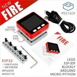 M5Stack NEW PSRAM 2.0! FIRE IoT Kit Dual Core ESP32 16M-FLash+4M-PSRAM Development Board MIC/BLE MPU6050+MAG3110 of Micropython