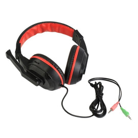 Portable 3.5mm Adjustable Game Gaming Headphones Stereo Type Noise-canceling Computer PC Gamers Big Headset With Microphones