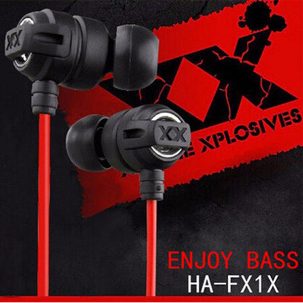 High Quality Sport Headsets HA-FX1X Xtremed Headphone Stereo In-Ear Earphone Deep Bass Sound Earphones for iPhone Samsung MP3 PC