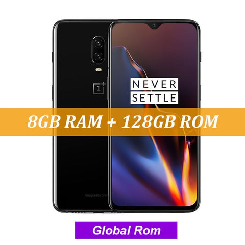 Original Global ROM Oneplus 6T 6 T 8GB 128GB Snapdragon 845 Octa Core 6.41" Full Screen 19.5:9 20MP Dual Camera Mobile Phone